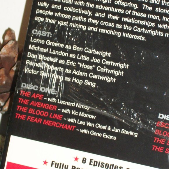 BONANZA Collectors Edition NEW SEALED Two Pack DVD Set 8 Episodes on 2 DVD's - Picture 10 of 11